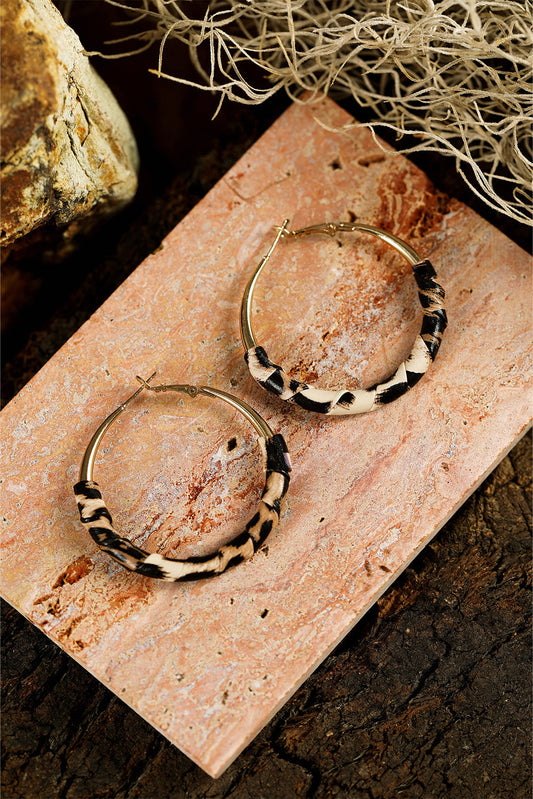 Gold Leopard Hoops RTS